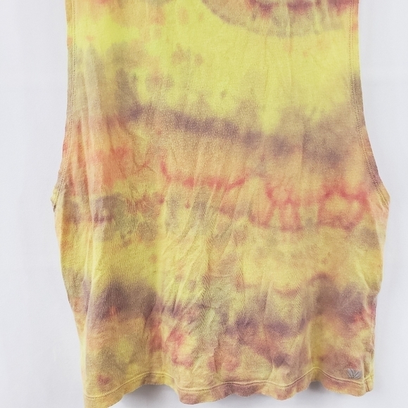 Custom Tie Dye Open Back Muscle Tank Top - Picture 7 of 8